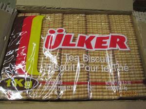 2 packages of ulker tea biscuts ...