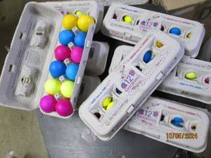 8 packages of 12 easter eggs full o...