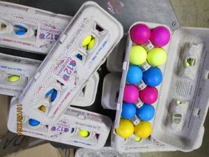 8 packages of 12 easter eggs full o...