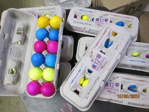 8 packages of 12 easter eggs full o...