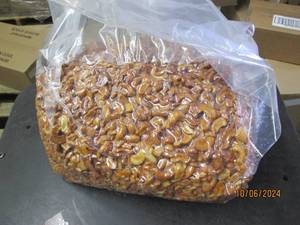 12.5lbs of honey roasted cashews ha...