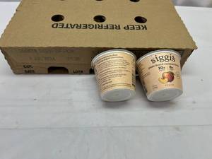 U. 12x 5.3oz Siggis Peach Yogurt-Made with Coconut Milk