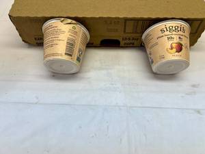 U. 12x 5.3oz Siggis Peach Yogurt-Made with Coconut Milk