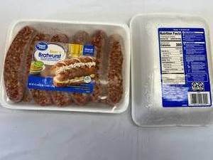 G. 2x 45.6oz Beer n Bratwurst(12per Package)