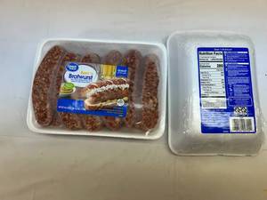G. 2x 45.6oz Beer n Bratwurst(12per Package)