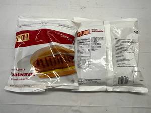 K. 2x 19.2oz Fully Cooked Bratwursts