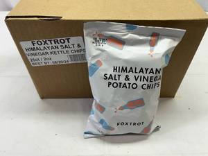 P. 25x 2oz Himalayan Salt & Vinegar Potato Chips