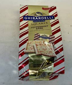 3x Ghirardelli Peppermin Bark Squares