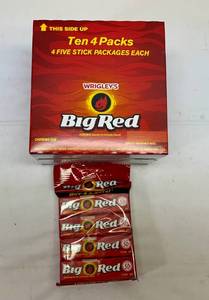 MM. 10x 4pk(40pks) Big Red Gum