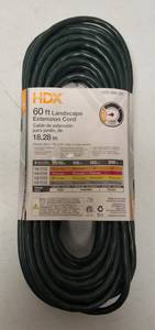 HDX  Landscape Extension Cord - 60 ft - New