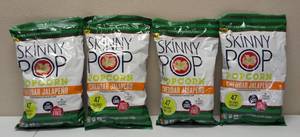 Skinny Pop Popcorn  (4) Cheddar Jalapeno - 4.4 OZ Bags