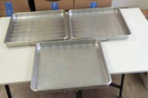Restaurant Commercial  3  Square  Baking Pans