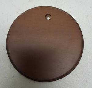 (12) Round Wooden Walnut Bases  New