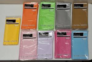 Unique  Rectangle Plastic Table Covers - 9 Different Colors - 54 in. x 108 in.