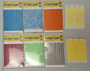 Wrist Bands   Assorted Styles and Colors  - Self Stick  NEW