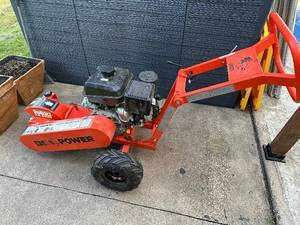 lot 4 image: DK2 12 in. 14 HP Gas Powered Certified Commercial Stump Grinder with 9 High Speed HPDC Machined Carbide Cutters