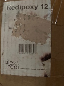 lot 52 image: Tile Redi - Redi Poxy Epoxy Tile Setting Material 12lb Set