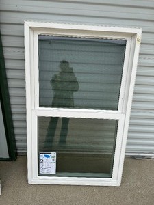 lot 82 image: Unused Double Hung Insert Window 34 x 54 with Screen  #14