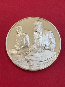 lot 105 image: Presidential Debate Eyewitness Sterling Coin James E. Carter Jr. & Gerald R. Ford