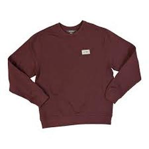 lot 63 image: Eddie Bauer Mens Snap Collar Pull Over Sweatshirt-XXL-Mahogany