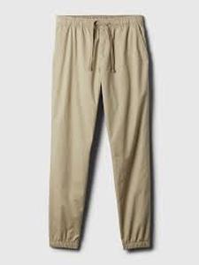 lot 65 image: Slim Canvas Joggers with GapFlex-XL-Khaki