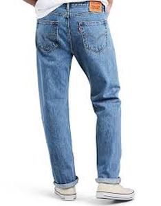 lot 72 image: Levis 505 Light Wash 36x30 Regular Fit Jeans