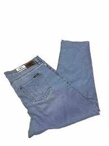 lot 73 image: Calvin Klein Womens High Rise Soft Stretch Straight Leg Jeans Raw Hem Size 16