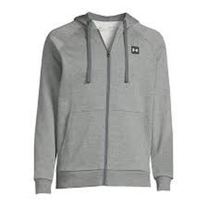 lot 5 image: Under Armor Zip Up Hoodie-XXL- Gray