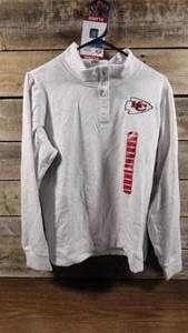lot 78 image: NFL Team Apparel Women Sleepwear S Kansas City Chiefs Long Sleeve Football Cozy-Large