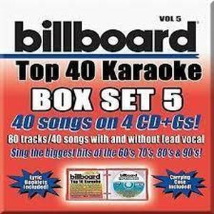 lot 130 image: Party Tyme Karaoke Billboard Top 40 Karaoke, Vol. 5 CD