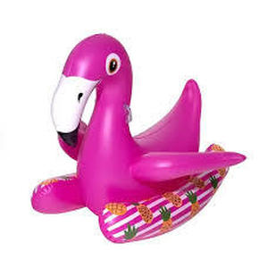 lot 100 image: Members Mark Novelty Ride-On Pool Float (Flamingo)