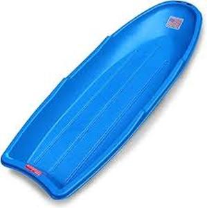 lot 143 image: Set of 2 Flexible Flyer LightningSnow Sled-Blue