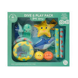 lot 111 image: Coconut Grove Dive & Play Pack, Reef Gang, Set Of 10