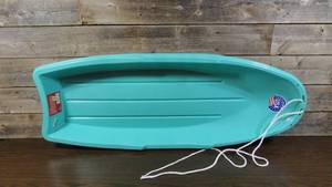 lot 144 image: Set of 2 Flexible Flyer LightningSnow Sled-Green