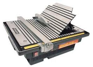 lot 184 image: Plasplugs pro series 1hp master tiler diamond wheel tile cutter 7  wet saw
