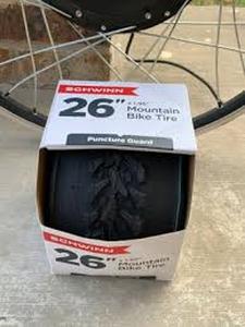 lot 198 image: Schwinn 26 Mountain Bike Tire - Black