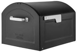 lot 226 image: Architectural Mailboxes 950020B-10 Centennial Postmount Mailbox, XL, Black