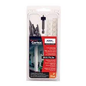 lot 208 image: Collated Cortex Hidden Fastening System for AZEK Trim  2 inch Cortex screws and plugs  Traditional (50 LF)