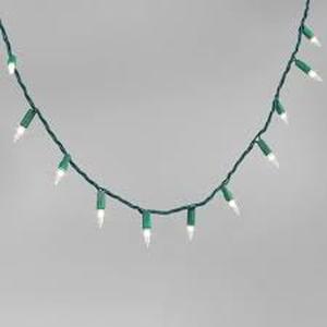 lot 284 image: 350ct Incandescent Mini Christmas String Lights with Green Wire - Wondershop-Clear