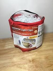 lot 290 image: Universal Light Clips 150 Pack Professional Straight Look Simple Living Solution