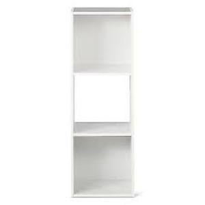 lot 296 image: 11 3 Cube Organizer Shelf - Room Essentials-White