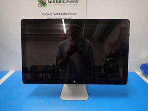 lot 10 image: Apple&nbspThunderbolt Display A1407  27 screen with 2560 x 1440 HD Resolution  Includes power and display cables&nbsp