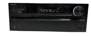 lot 97 image: Onkyo TX-NR609 7.2-Channel AV Receiver - Tested, No Remote, Top Cover Screws Missing