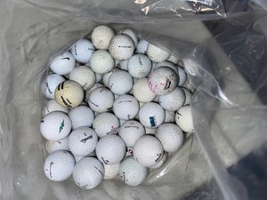 lot 46 image: LOT OF USED GOLF BALLS WILSON, CALLAWAY, NIKE, TOP FLIGHT, FILTEIST, PINNACLE AND MORE