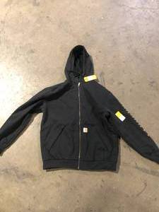 Mens Rain Defender Loose Fit Fleece-Lined Graphic Sweatshirt Size M  Customer Returns See Pictures