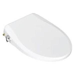 BEMIS Removable Non-Electric Soft Close Plastic Bidet Seat for Elongated Toilets in White with Dual-Nozzle and Night Light  Customer Returns See Pictures
