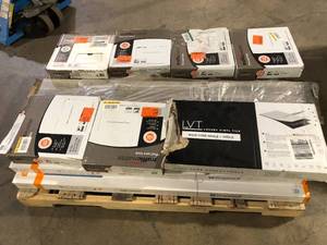 Pallet of Assorted Mixed Ceramic Flooring Various Models and Conditions Customer Returns See Pictures