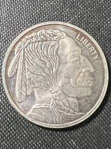 1 TROY OZ .999 FINE SILVER BUFFALO INDIAN ROUND