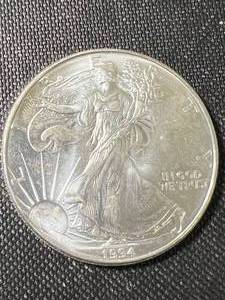 1994 AMERICAN SILVER EAGLE 1 TROY OZ .999 FINE SILVER