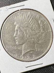 1928-S US PEACE SILVER DOLLAR